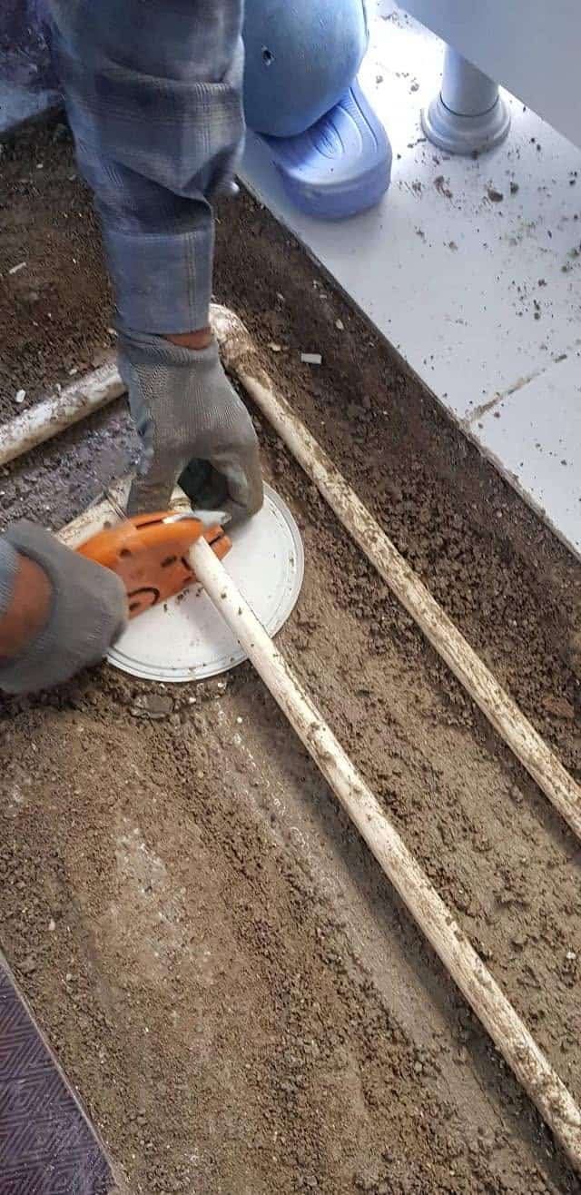 Açık gider bağlantısında yapılan çalışma